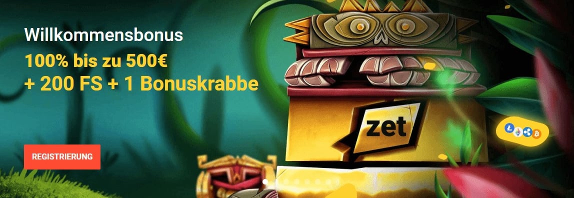 Bonusangebote bei Zet Casino