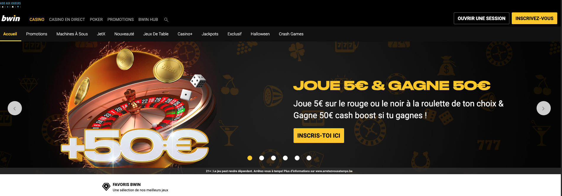 Bwin casino Belgique