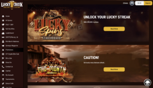 Lucky Creek casino promotions