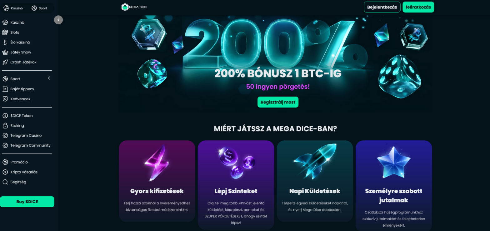 Mega Dice vélemények 2024