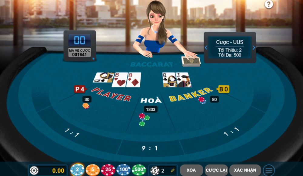 Sau khi người chơi đặt cược Dealer sẽ chia bài cho Player và Banker