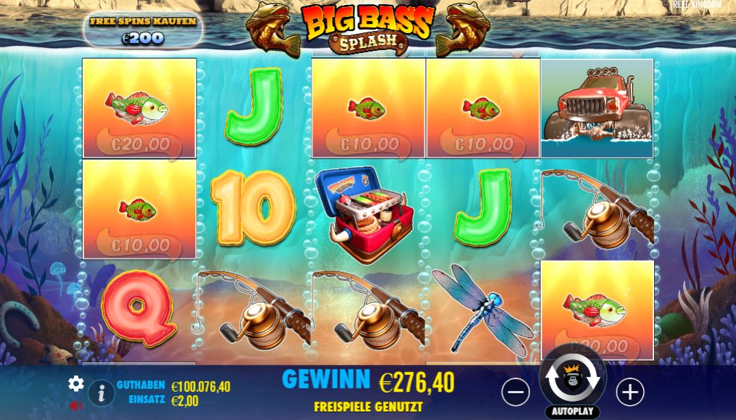 Was ist der Big Bass Splash Slot