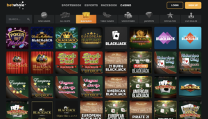 BetWhale online blackjack casino