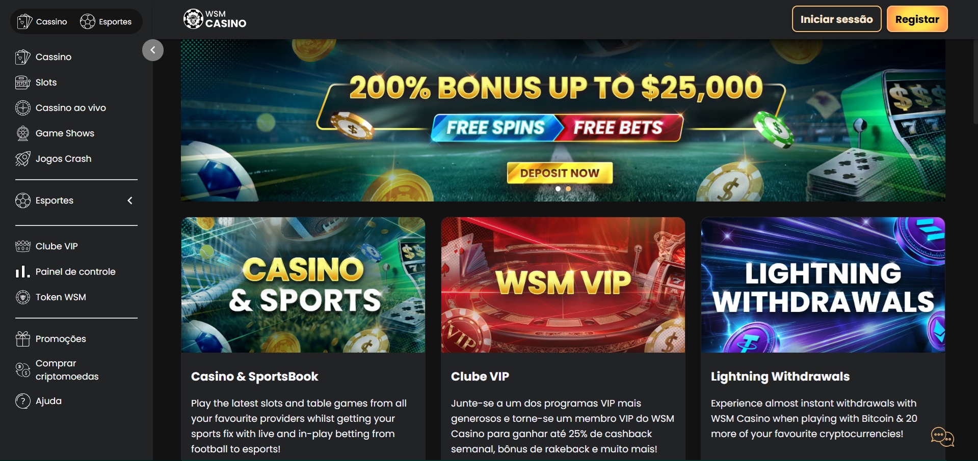 Ripple casino - WSM Casino homepage